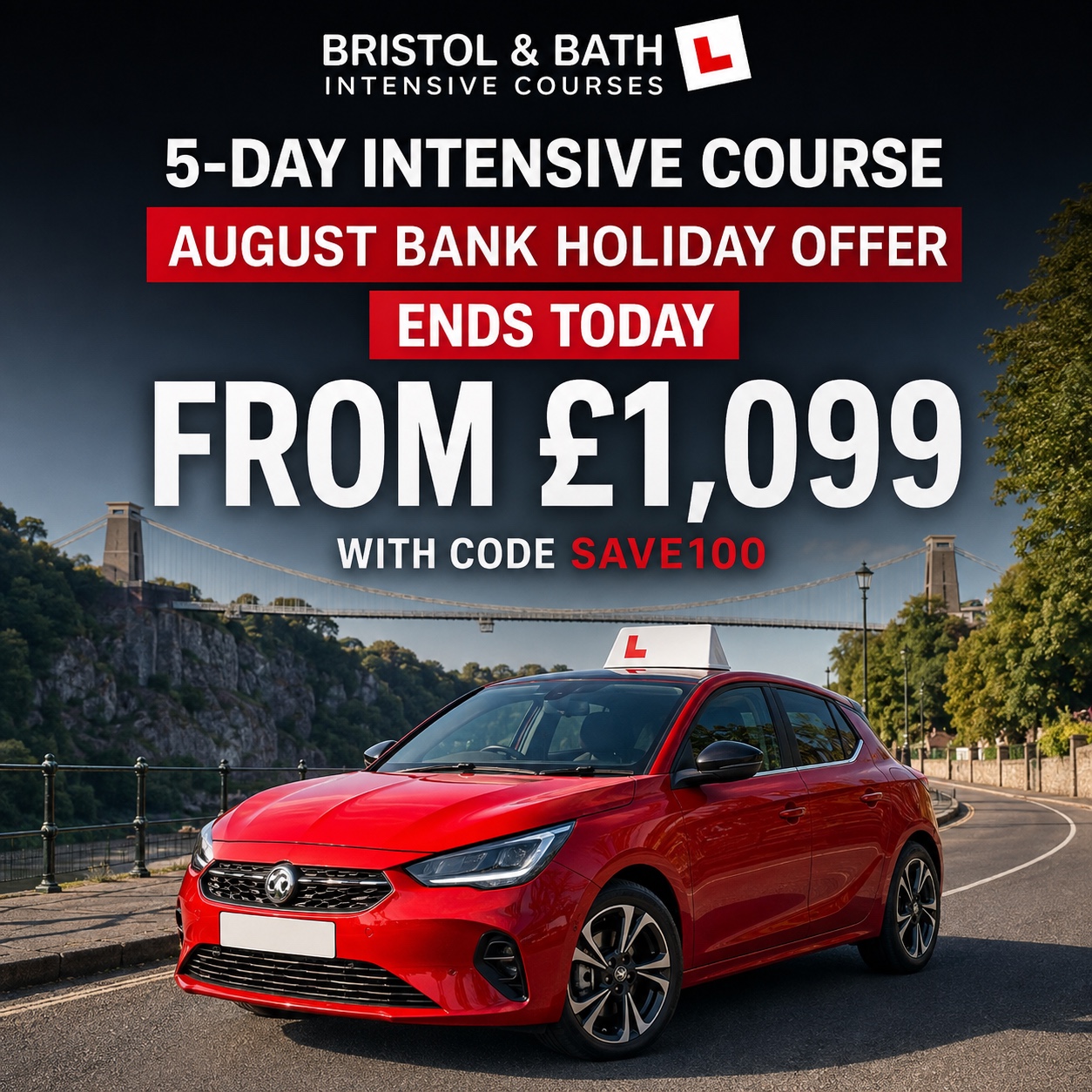 5 Day Intensive - August Bank Holiday Sale